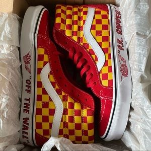 Vans x SE Bikes Sk8-Hi Reissue (Pk Ripper/Red/Yellow/Reflective Check)